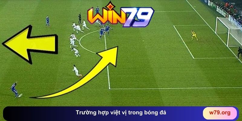Trường hợp việt vị trong bóng đá